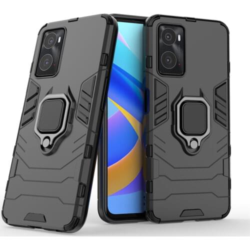 Phone Case For OPPO Realme C21 Cover For Realme C21 Capas Phone Bumper PC Holder Magnetic Armor Case For Realme C20 C21 Fundas