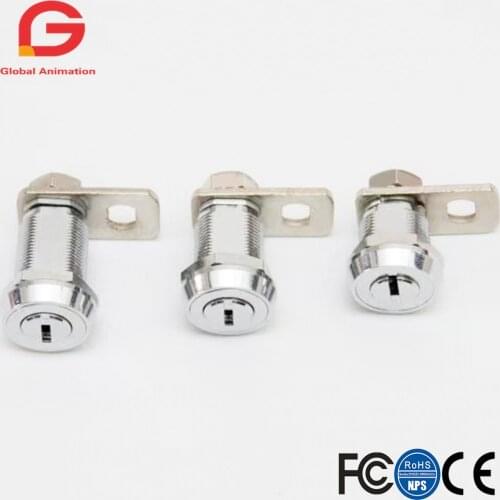 5 Pcs 17mm 23mm 28mm Zinc Alloy Cylinder Locks for Cash Door Drawer Tool Box Tubular +5 Same Number Keys for Arcade Game Cabinet