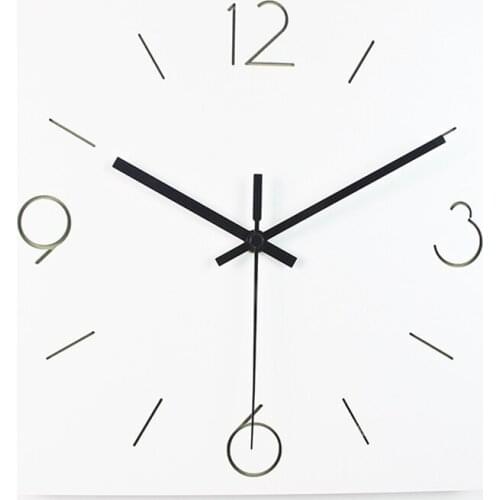 Wooden Large Modern Wall Watch Quartz Wood Silent Nordic Wall Clock Modern Design Saat Oclock Reloj Pared Wallclock Klok Z006