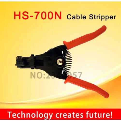 HS-700N Self-Adjusting insulation Wire Stripper automatic wire strippers stripping range 0.25-5.5mm2 0.5,1.2,1.6,2.0,2.6,3