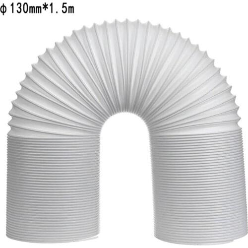 13/15cm Diameter Flexible Portable Air Conditioner Exhaust Pipe Vent Hose Tube Duct Outlet Free Extension