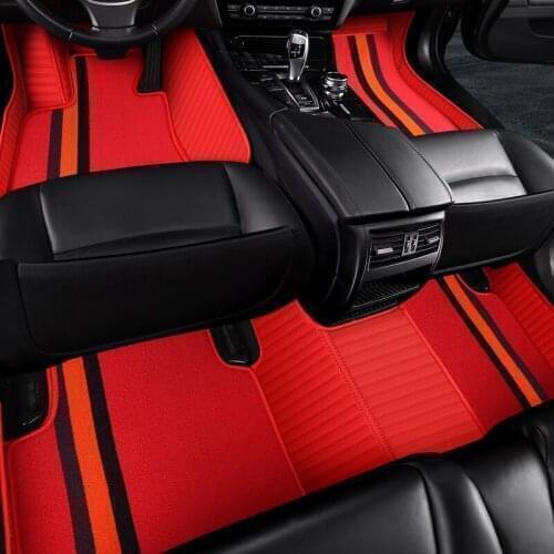 Car floor mats for nissan qashqai primera p12 tiida almera classic patrol pathfinder r51 x trail t31 kicks march terrano juke