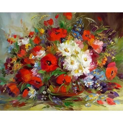 L9225 11CT/14CT/18CT/25CT/28CT Oil tea patterns Counted Cross Stitch DIY Cross Stitch Kits Embroidery Needlework Sets