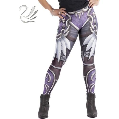 New Arrival Autumn Woman Legging Legins WOW Leggins Sylvanas Windrunner Printed Leggings Sexy Women Pants