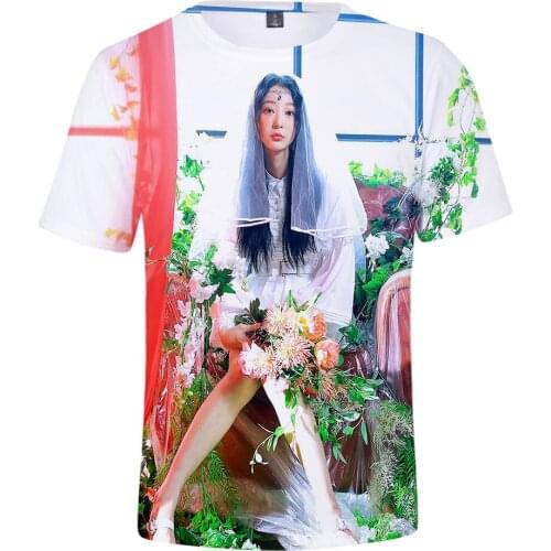 Aikooki Hot Sale Korea EXID 3D T shirt Men/Women Summer Fashion Casual Round Neck Loose T-Shirt 3D Print EXID Short T-Shirt