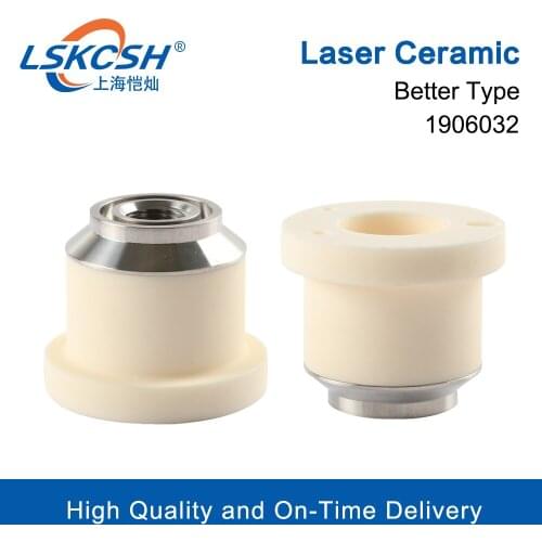 LSKCSH High Quality Better Type Laser Ceramic Nozzle Holder 1906032 For Fiber Laser Cutting Head Part Cooline Wholesale