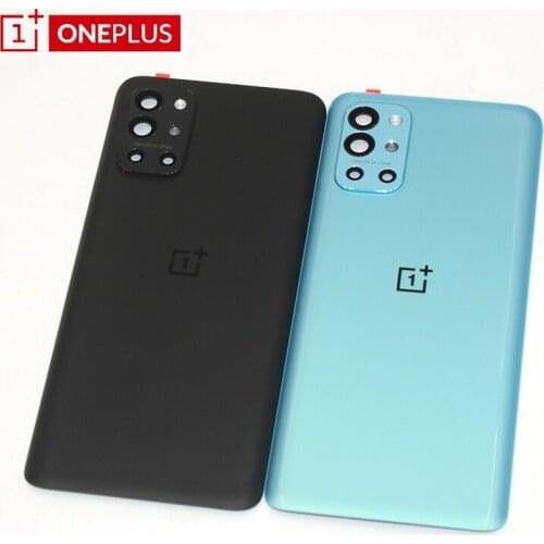 New Original Oneplus 9R Back Glass Rear Housing Cover Replacement Back Door Battery Case With Camera Lens 1+ 9R LE2101 6.55inch