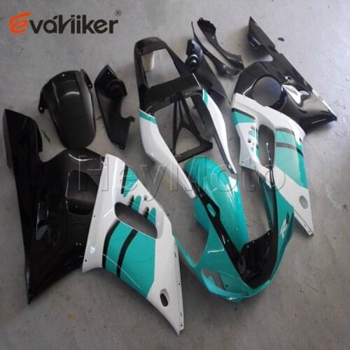 Motorcycle Fairing hull for YZFR6 1998 1999 2000 2001 2002 light blue YZF R6 98 99 00 01 02 ABS plastic panels kit