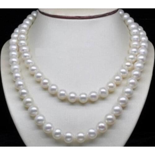 Genuine AAA 6-7mm white Fresh water pearl necklace 36"