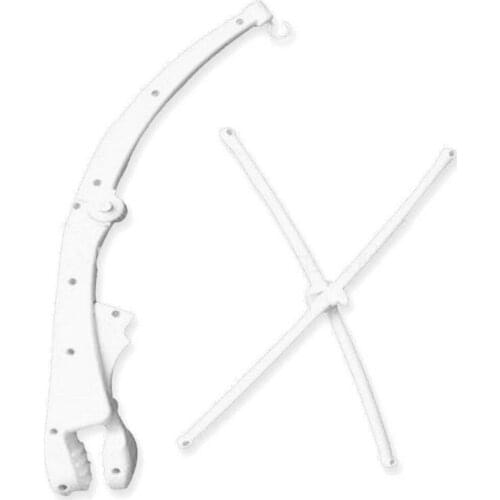 Baby Bed Hanging Rattles Toys Hanger Crib Mobile Bed Bell Toy Holder Arm Bracket Baby Music Box Rotary Crib Bed Toys Hanger