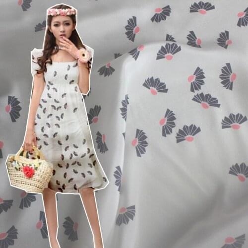 Heavy 100% Mulberry Pure Silk skirt Digital inkjet Dress Summer B64