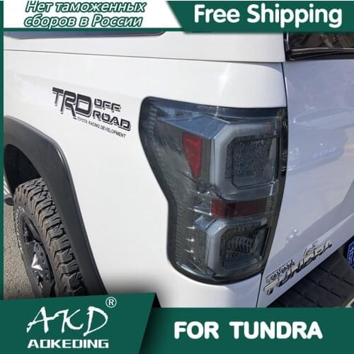 For Car Toyota Tundra Tail Lamp 2007-2013 Led Fog Lights DRL Day Running Light Tuning Car Accessories Tundra Tail Lights