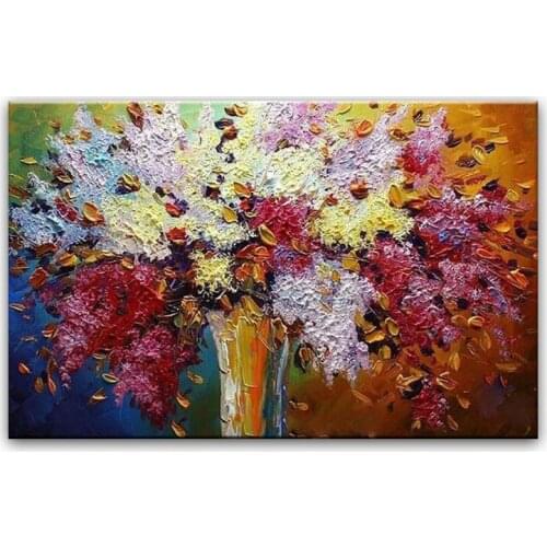 100% hand-painted oil painting high quality canvas painting Household adornment art flower pictures DM-15072115