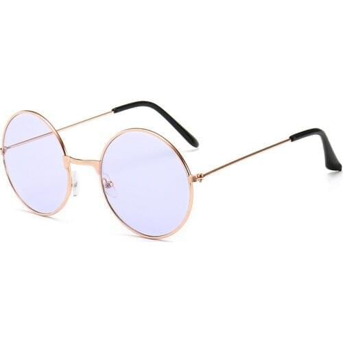 2@#Men Women Fashion Glasses Driver Goggles Brand Designer 9 Colors Hot Sale Car Retro Vintage Sunglasses Round Metal Sunglasses