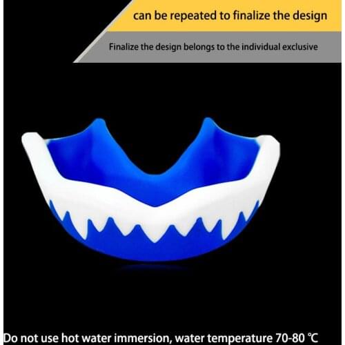 2021 EVA Material Can Be Cut Double Color Mouthguard Fitness Boxing Sparring Mouthguard Fully Protect The Mouth Cheap Wholesale