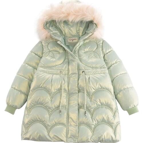2021 Girls Jacket Winter Warm Kids Long Coats High-quality Jacket For Girls Thicken Outerwear Kids Clothes Children Clothing