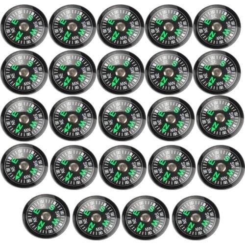 5/10PCS Hard Shell Filled Mini Compass For Paracord Bracelet Watch Band for Outdoor Camping Hiking Survival Compass