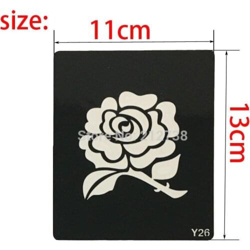 80 New Designs Temporary Airbrush Festival Art Reusable Tattoo Stencil Airbrush stencils Template Booklet