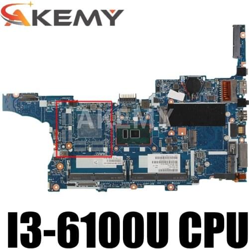 903739-001 903739-601 for HP EliteBook 840 850 G3 Laptop motherboard DDR4 6050A2728501-MB-A01 SR2EU I3-6100U CPU