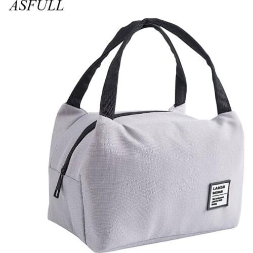ASFULL 2018 Fashion Portable Insulation Bag for Thermal Food Picnic Lunch Bags Tote Baby Feeding Food Water Storage Bag Travel
