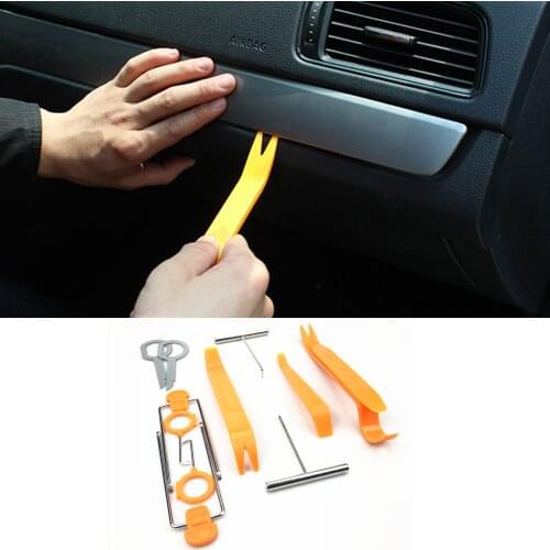 Car Accessories Tool Kit Pry Door Clip Radio Panel Car Removal Tool Plastic Trim Audio Dashboard Disassembly araba Repair Tool