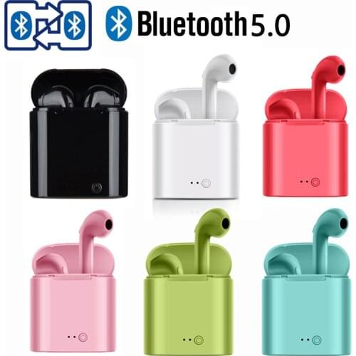 TWS Wireless Earphones Headset Bluetooth 5.0 Headphones Sports Mini-2 Earphone with Microphone and Charging Box for Smartphone