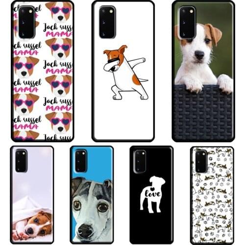 Jack Russell Terrier Dog Case For Samsung Galaxy S8 S9 S10 Plus S20 FE S21 Ultra Note 20 Note 10 Plus Soft Cover