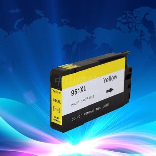 INK WAY 4 Pack Yellow Ink Cartridge for HP951XL Y
