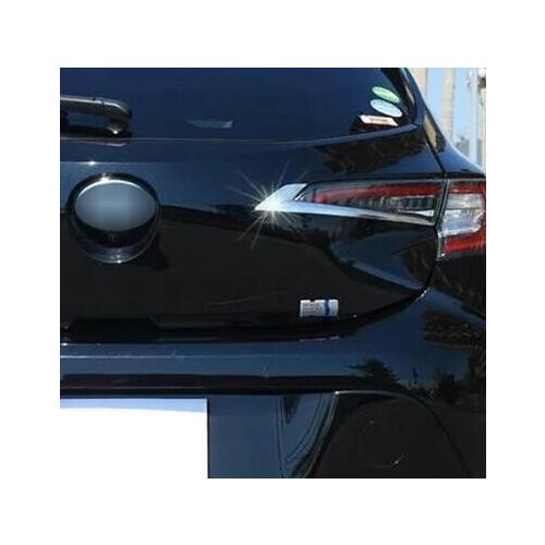 For Toyota Corolla Hatchback 2019 2020 ABS Chrome Car Rear Light Cover Trim Taillight Lamp Frame Strip Styling Car Accessories