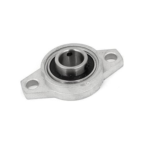 KFL004 Zinc Alloy 20mm Bore Dia Self Aligning Pillow Block Bearing Flange