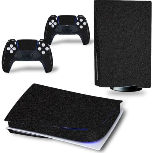 Leather Material For PS5 Disk Viny Decal Sticker Console + 2 Controller Skin Sticker For Sony Playstation 5 Game Accessories