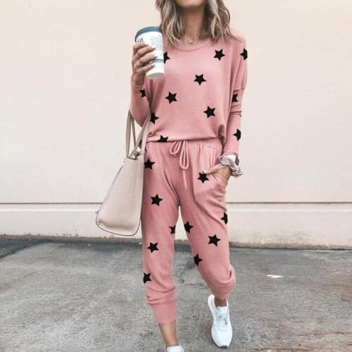 Cotton Fashion Tracksuit 2 Piece Women Set Casual Oversized Hoodies Sweatshirt Loose Sweatpant Autumn Women Outfits Joggers Suit