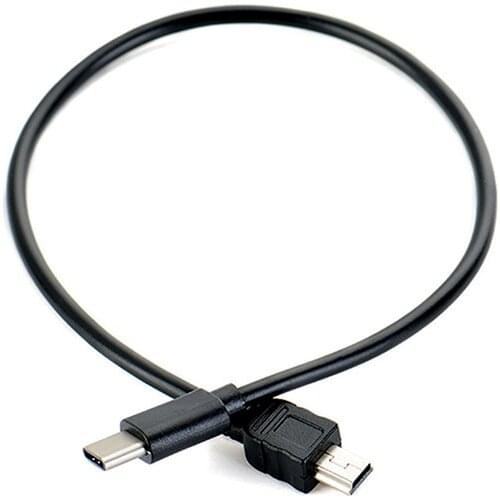 New 1pcs USB Type-c to Mini USB Cable USB-C Male to Mini-B Male Converter Adapter Lead Data Cable