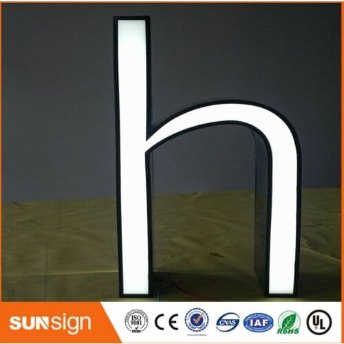 Custom super bright advertising illuminated letters fontlit letters