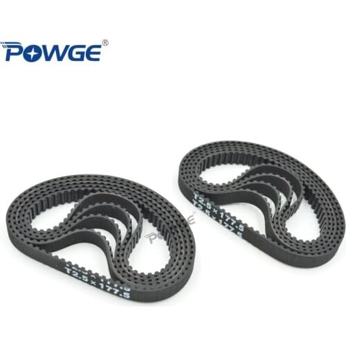 POWGE 10pcs T2.5 Timing belt Perimeter 177.5 180 185 187.5 195 Width 6mm Teeth 71 72 74 75 78 T2.5X180X6 synchronous belt loop