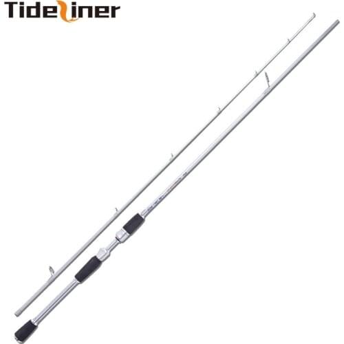 Tideliner Spinning Fishing Rod 1.65m 1.8m 2 Sections MH carbon fiber lure rod Culter alburnus fishing tackle test weight 5KG