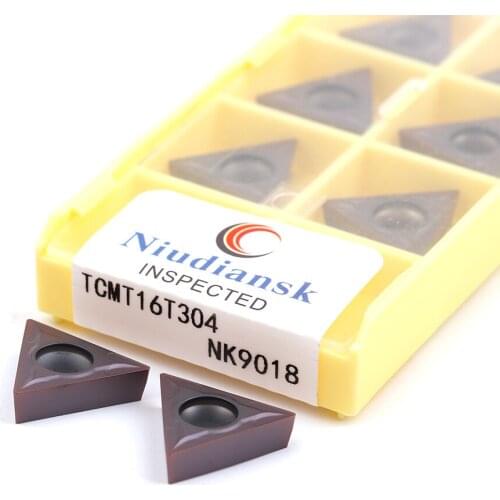 TCMT16T304 NK9018 TCMT16T308 NK9018 CNC lathe turning insert PVD+CVD coating carbide alloy blade Finishing internal turning tool