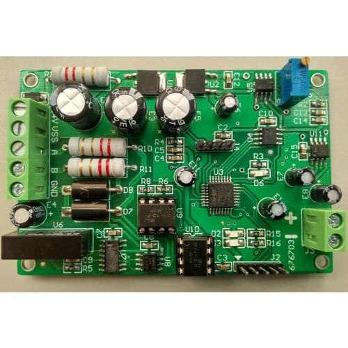 0-10V DC voltage signal output transmitter photoelectric isolation 485 turn 0-10V MODBUS RTU protocol