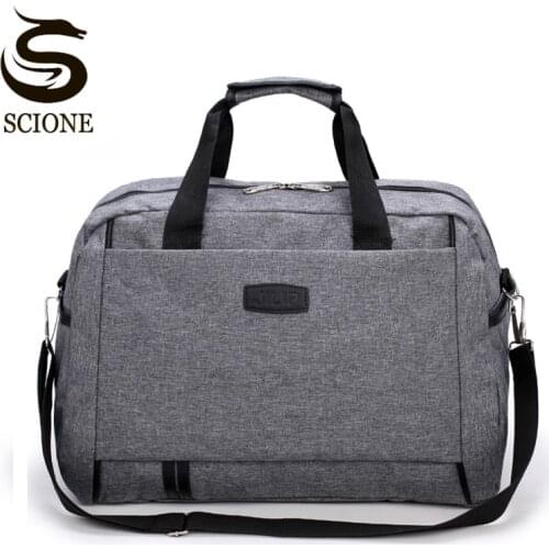 Top Quality Men Large Capacity Multi-functional Hand Bag Waterproof Women Luggage Duffle Overnight Weekend Travel Bags