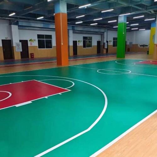 Beable Colored Rubber Pickle Ball Basketball Court With The Painted Line And LOGO