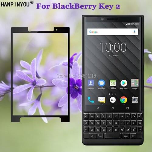 For BlackBerry Key 2 Two Key2 KEYtwo / Athena 4.5" Full Coverage Tempered Glass 9H 2.5D Premium Screen Protector Film
