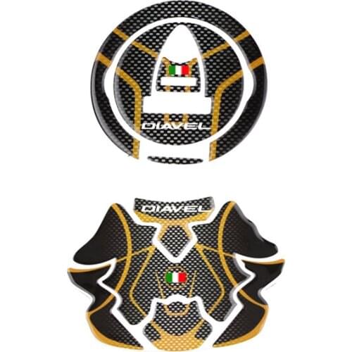 Motorcycle Gas Cap Fuel Tank Pad Sticker Protection for DUCATI DIAVEL DIAVEL1200 XDIAVEL