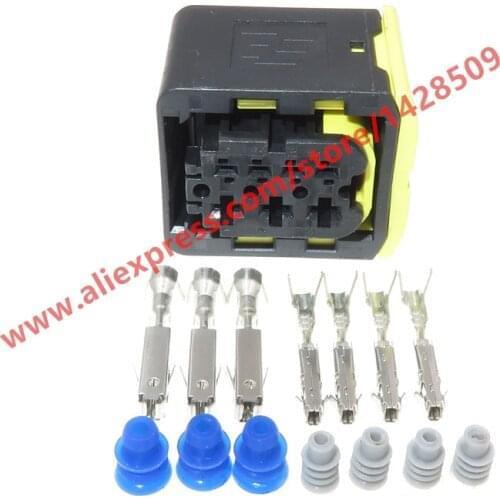20 Sets 7 Pin Way Waterproof Heavy Duty Truck Sealed Plug Automotive Female Connector 1-1418480-1