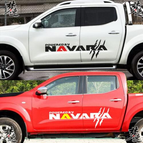 Car stickers FOR Nissan Navarra door personalized letter car stickers Navarra personalized custom decals