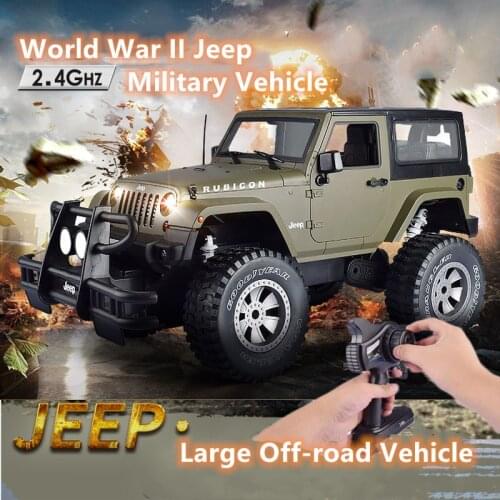 Wireless Electric Rock Climbing Jeep RC Truck Model 1:8 E311 2.4G 4 Wheel Shock Absorption Cross-Country RC Truck With LED Light