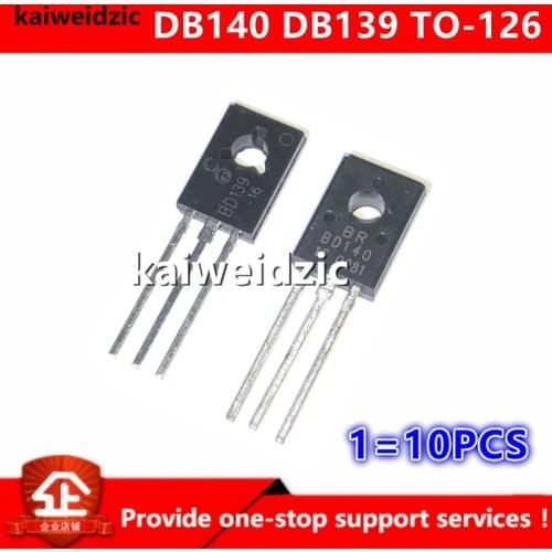 Kaiweikdic New imported original BD139-16 BD140-16 BD139 BD140 TO126 Power Transistor Audio paired transistor Integrated circuit