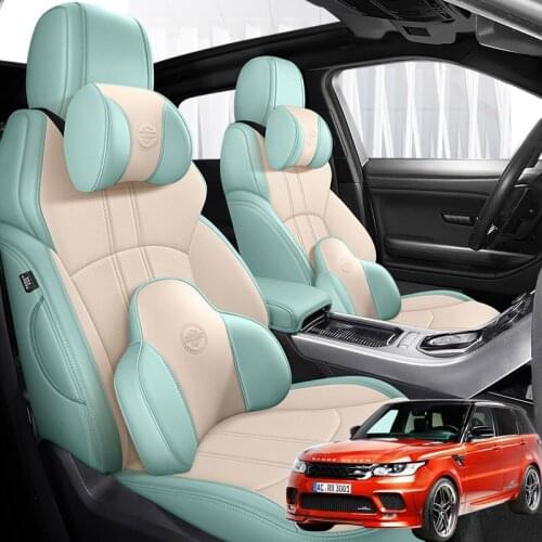 Nappa Leather 5 seats Car seat covers For Land Rover Range Rover Sport 2015 2016 2017 accessories