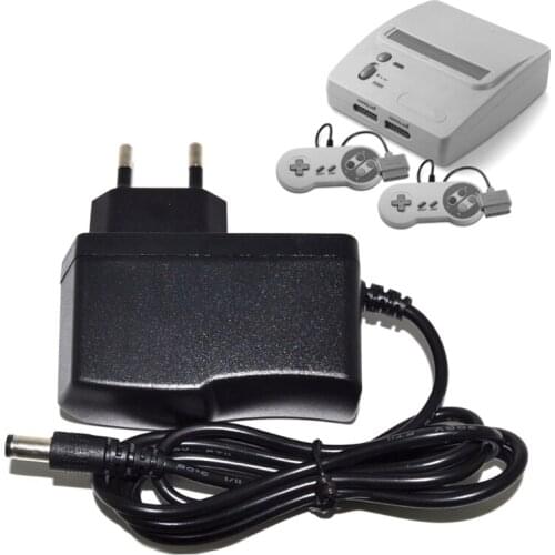 New EU Plug AC Adapter Power Supply for N SNES SNES Charger Red and White Machine Transformer