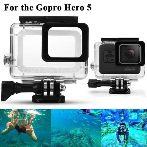 For GoPro Hero 5 Black Camera Accessories New 45m Diving Waterproof Housing Case