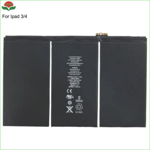 ISUN 3.7V 11560mAh Original Quality A1389 Battery For iPad 3 For ipad 4 3RD A1403 A1416 A1430 with free repair tools